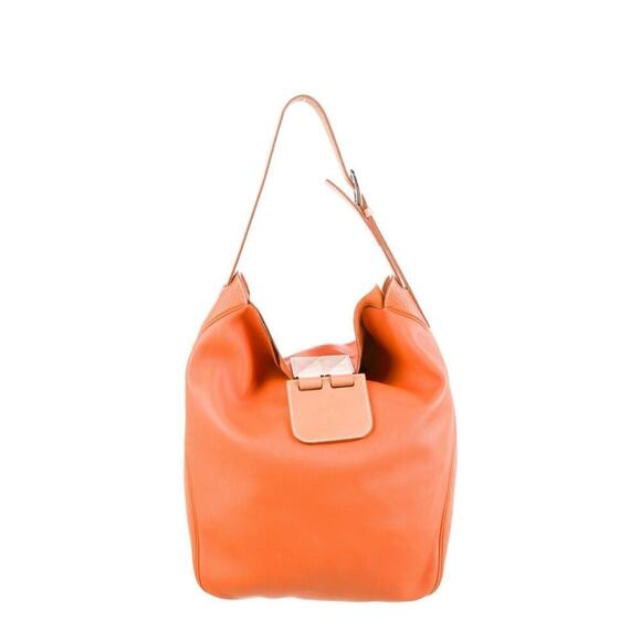Hermes Swift Taurillon Clemence Vache Hunter Virevolte 29 Orange - Picture 1 of 16